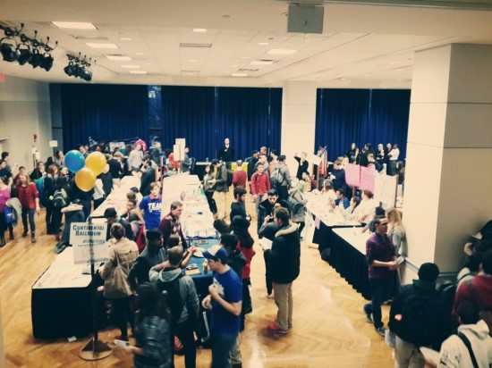 Image of the Student Org Fair (Jan 14th, 2015)
