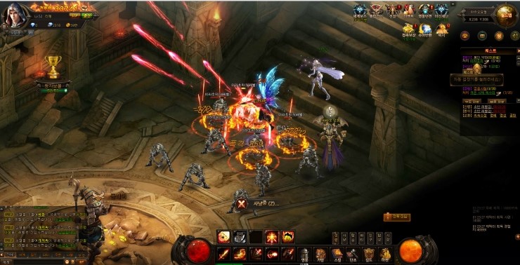 저사양 Rpg게임 아재온라인 레벨업과 전투의 향연 네이버 블로그